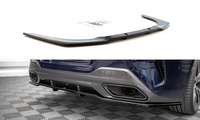 Maxton Design BM-M850-G16-GC-RD1T+RD2T Central Rear Splitter (with vertical bars) BMW Series 8 Gran Coupe M-Pack G16 |
