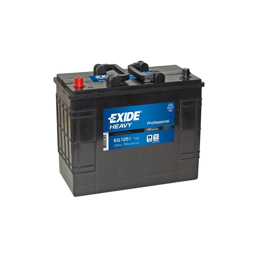 Exide EG1251 Start Pro Truck Battery 12V 125AH 760CCA W655SE |