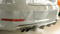 Rieger 00099367 Audi 8V A3 Rear Diffuser for Twin Tailpipe Left - Carbon-Look