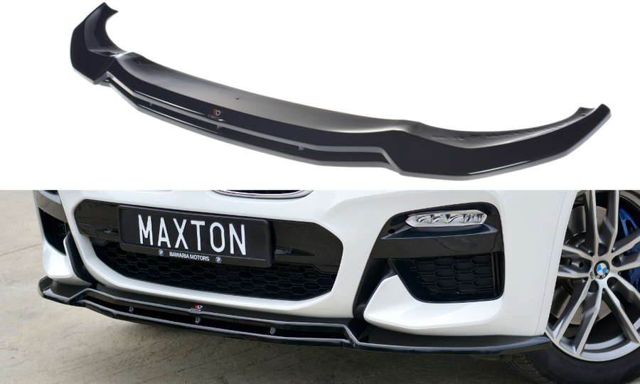 Maxton Design BM-X3-01-MPACK-FD1T+FD1RT Front Splitter BMW X3 G01 M-Pack |
