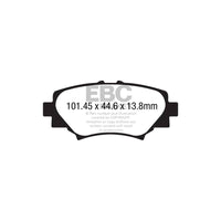 EBC PD01KR459 Mazda 3 Greenstuff Rear Brake Pad & Plain Disc Kit
