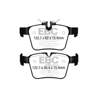 EBC PD40K2611 Mercedes-Benz W/S/C/A205 Ultimax Pad & Plain Disc Kit - TRW Caliper
