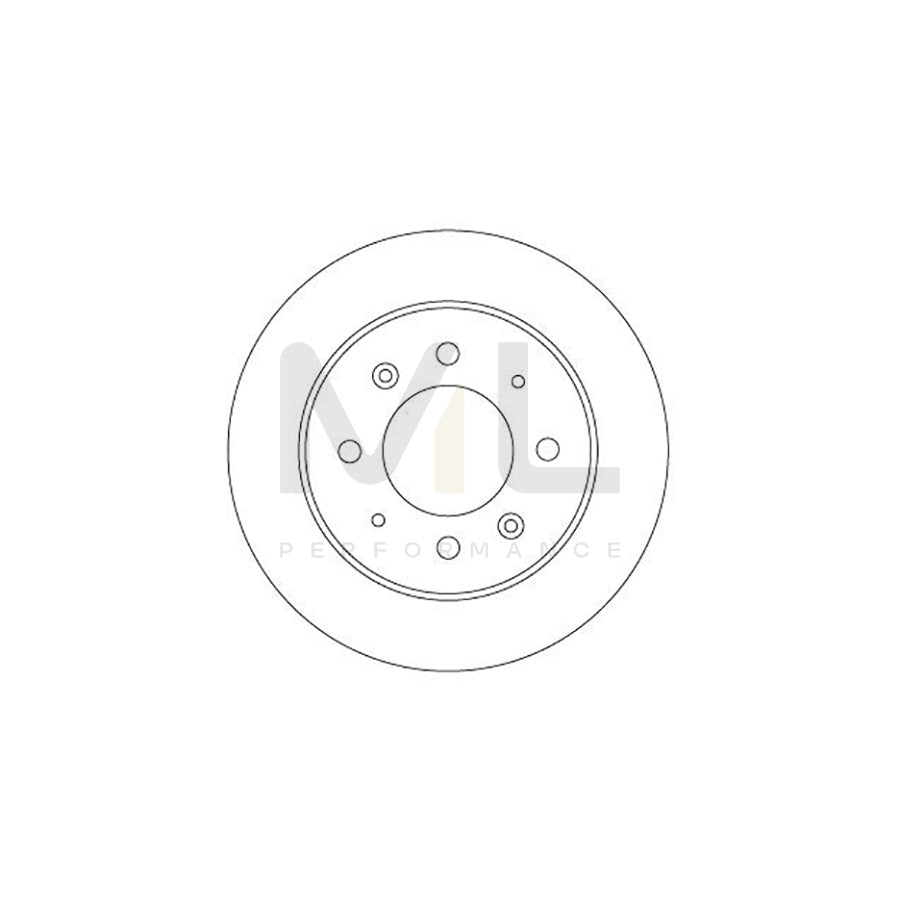 TRW DF6907 Brake Disc for KIA CERATO Solid, Painted | Performance Parts Direct Car Parts