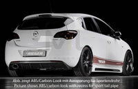 Rieger 00088112 Opel Astra J Rear Diffuser for Original Tailpipe Left - Glossy Black