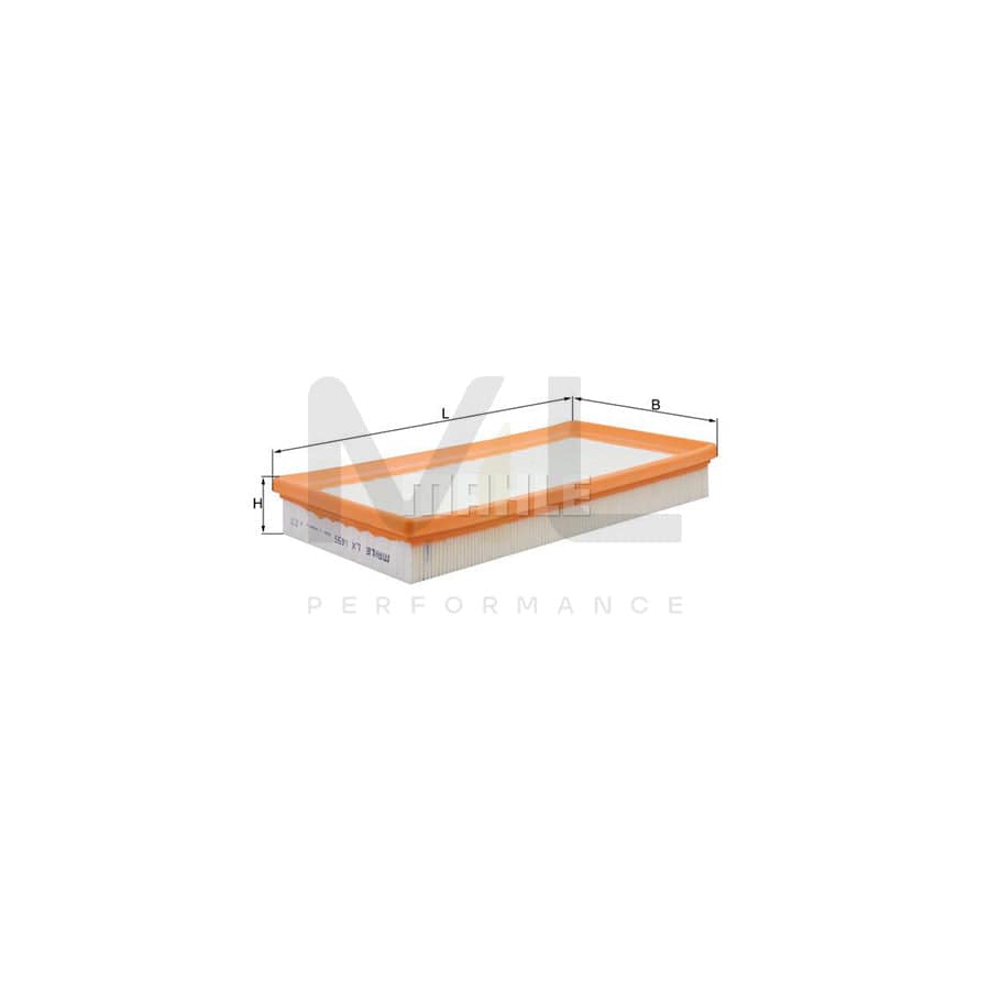 MAHLE ORIGINAL LX 1455 Air Filter Filter Insert | Performance Parts DirectCar Parts