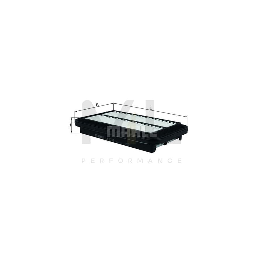 MAHLE ORIGINAL LX 3751 Air Filter Filter Insert | Performance Parts DirectCar Parts