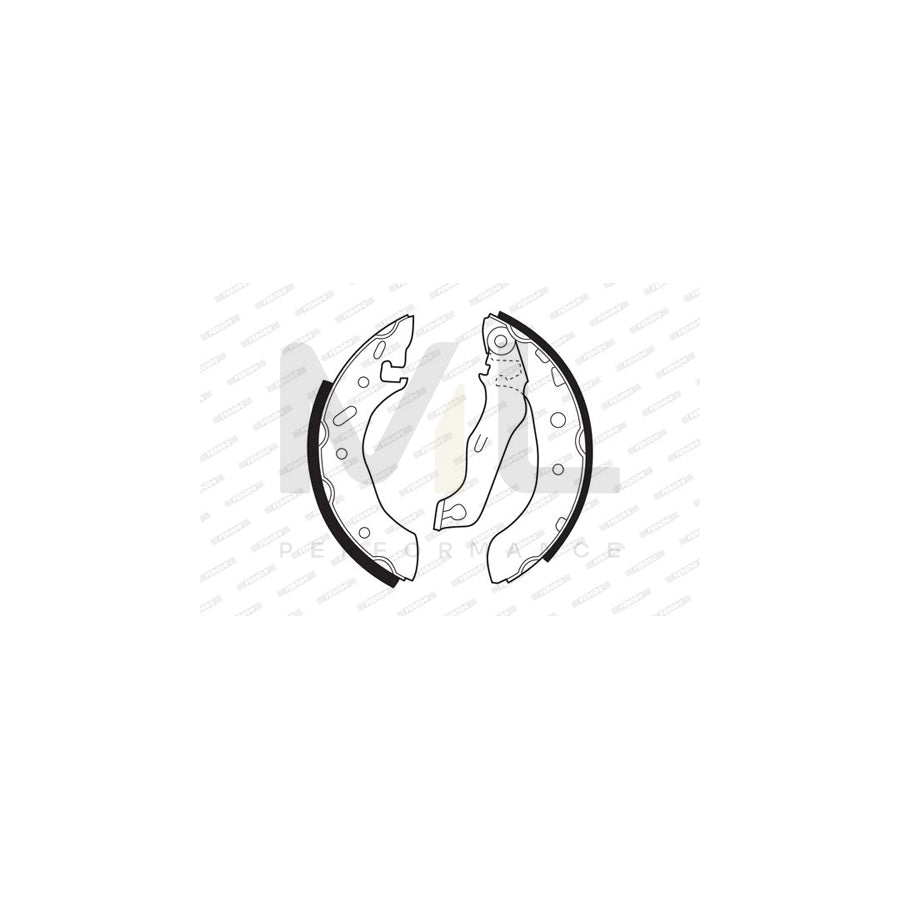 FERODO PREMIER FSB543 Brake Shoe Set | Performance Parts Direct Car Parts