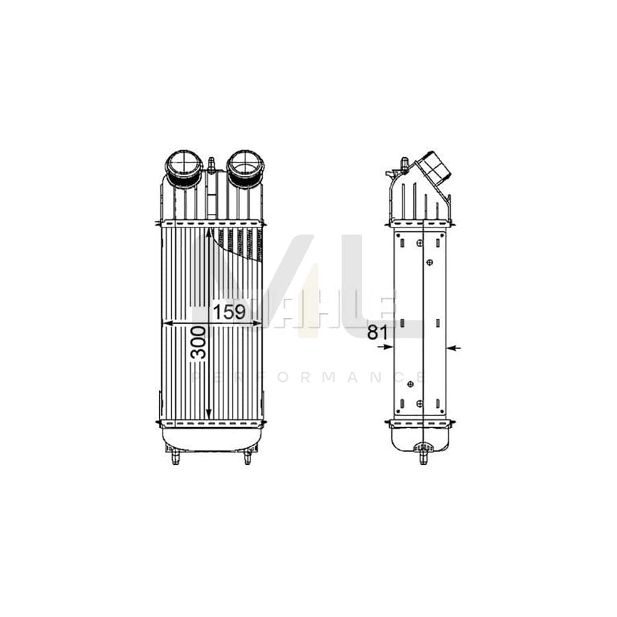 MAHLE ORIGINAL CI 172 000P Intercooler | Performance Parts DirectCar Parts