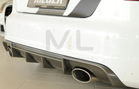 Rieger 00099357 Audi 8V Rear Diffuser for Sport Tailpipe Left & Right (A3 & S3) - Carbon-Look