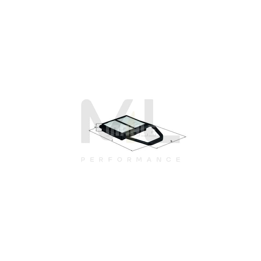 MAHLE ORIGINAL LX 1562 Air Filter Filter Insert | Performance Parts DirectCar Parts