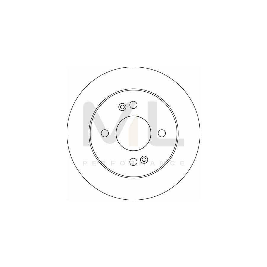 TRW DF6949 Brake Disc for HYUNDAI i10 Solid, Painted | Performance Parts Direct Car Parts