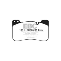 EBC BMW F90 M5 Redstuff Sport Front Brake Pads - Brembo Caliper (Pair)
