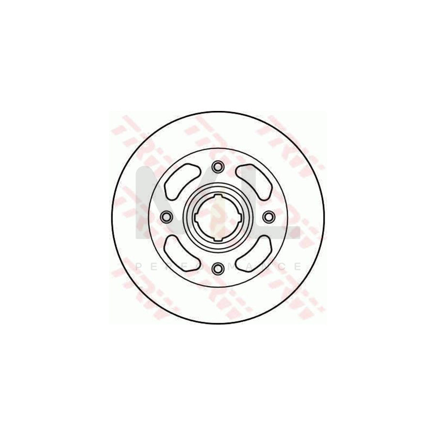 TRW DF1986 Brake Disc for MAZDA 323 Solid | Performance Parts Direct Car Parts
