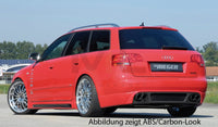 Rieger 00055226 Audi 8E B7 A4 Rear Diffuser for Twin Tailpipe Left & Right -  Matte Black
