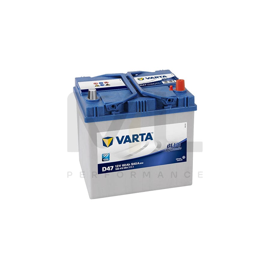 Varta Blue 005 Car Battery - 4 Year Guarantee D47
