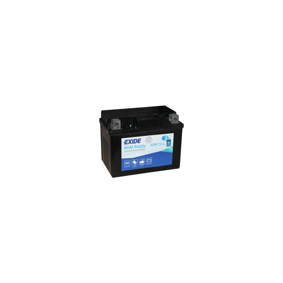 Exide AGM12-4 Motorcycle Battery 12V (4908)