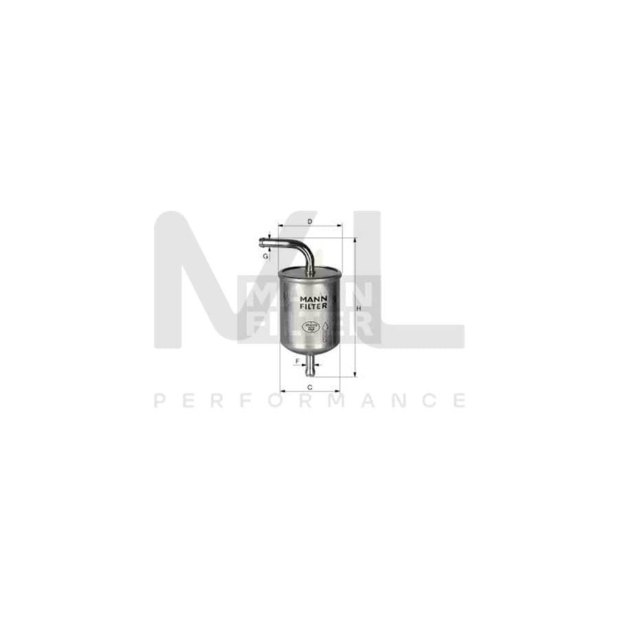 MANN-FILTER WK 56 Fuel filter In-Line Filter