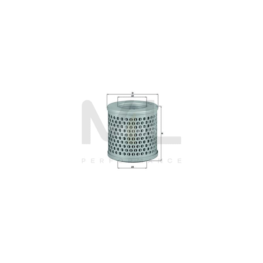 MAHLE ORIGINAL LX 253 Air Filter Filter Insert | Performance Parts DirectCar Parts