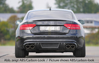 Rieger 00055413 Audi B8 B81 Rear Diffuser for Sport Tailpipe Left & Right (A5 & S5) -  Matte Black