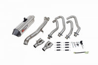 Scorpion RKA140SYSSEO Kawasaki Ninja ZX-25R Serket Parallel Full Exhaust System  - Brushed Stainless Steel Sleeve