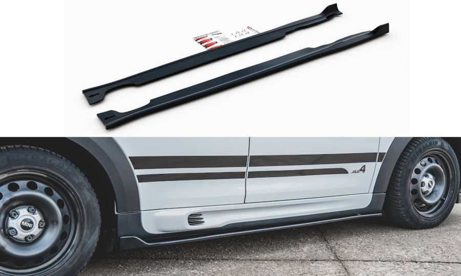 Maxton Design Mini Countryman JCW R60 Side Skirts Diffusers