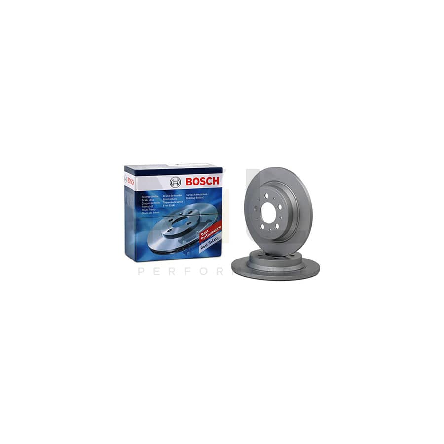 BOSCH 0 986 478 495 Brake Disc Solid, Coated | Performance Parts Direct Car Parts