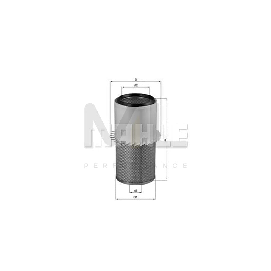 MAHLE ORIGINAL LX 1579 Air Filter Filter Insert | Performance Parts DirectCar Parts