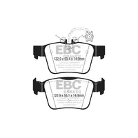 EBC DPX2315 Alfa Romeo Ultimax Rear Brake Pads - Brembo Caliper (Inc. Giulia & Stelvio)