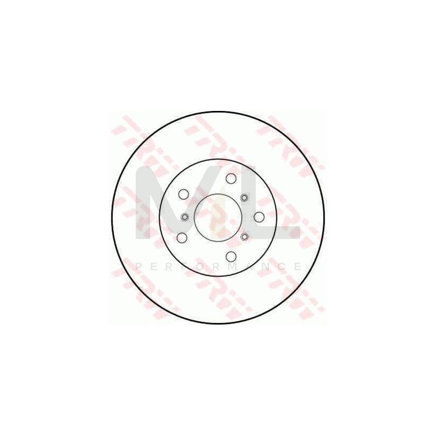 TRW DF1417 Brake Disc Vented | Performance Parts Direct Car Parts