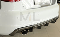 Rieger 00099357 Audi 8V Rear Diffuser for Sport Tailpipe Left & Right (A3 & S3) - Carbon-Look