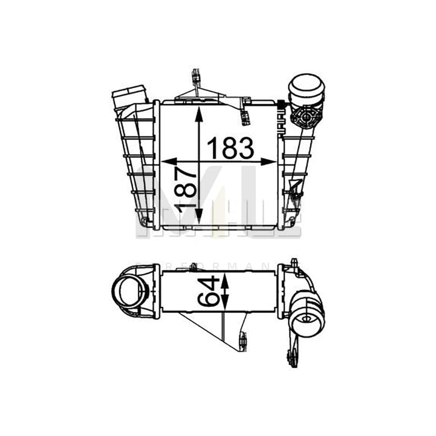 MAHLE ORIGINAL CI 298 000S Intercooler | Performance Parts DirectCar Parts