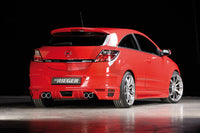 Rieger 00051236 Opel Astra H GTC Rear Diffuser for Twin Tailpipe Left & Right