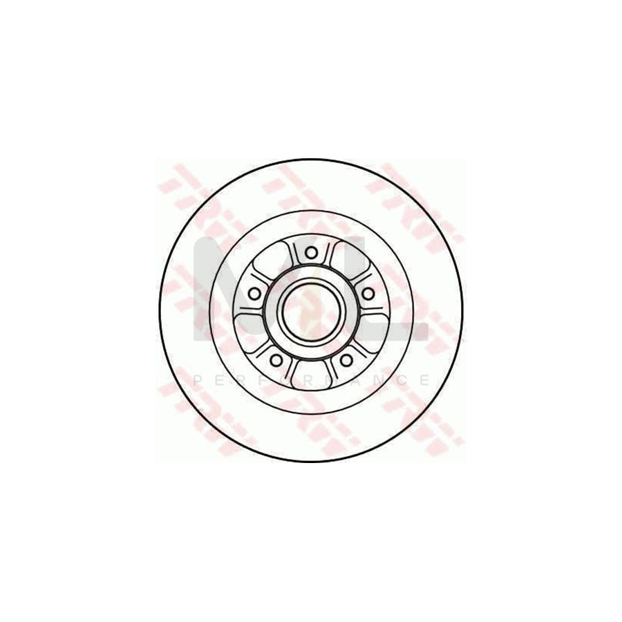 TRW DF4227 Brake Disc Solid | Performance Parts Direct Car Parts