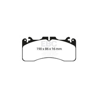 EBC DP1867 Lexus LS460 (XF40) Ultimax Front Brake Pads - Brembo Caliper