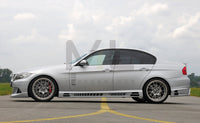 Rieger 00099550 BMW 3 Series E90 E91 Rear Diffuser for Twin Tailpipe Left & Right - Carbon-Look