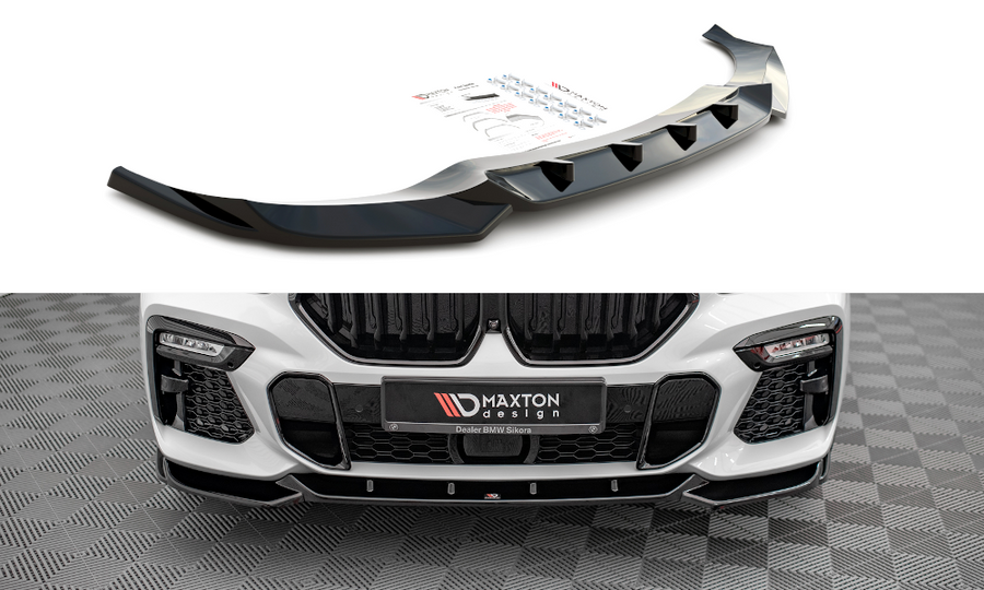 Maxton Design BMW X6 M-Pack G06 Front Splitter V.1