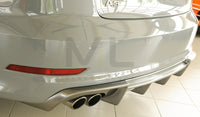 Rieger 00099367 Audi 8V A3 Rear Diffuser for Twin Tailpipe Left - Carbon-Look