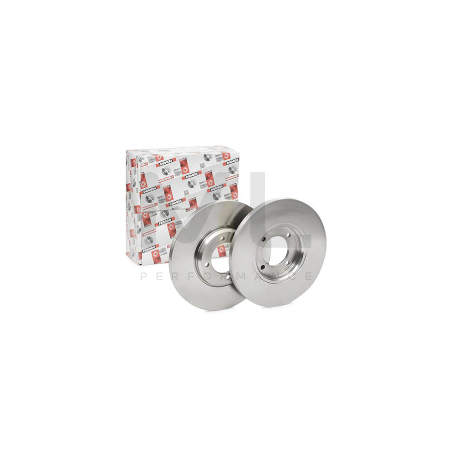 FERODO PREMIER DDF023 Brake Disc Solid, without bolts/screws | Performance Parts Direct Car Parts