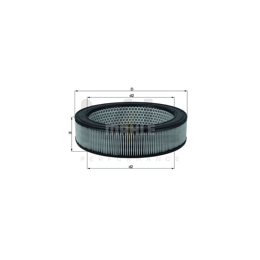 MAHLE ORIGINAL LX 1 Air Filter Filter Insert | Performance Parts DirectCar Parts