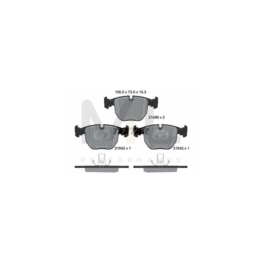 TEXTAR epad 2148681 Brake pad set prepared for wear indicator