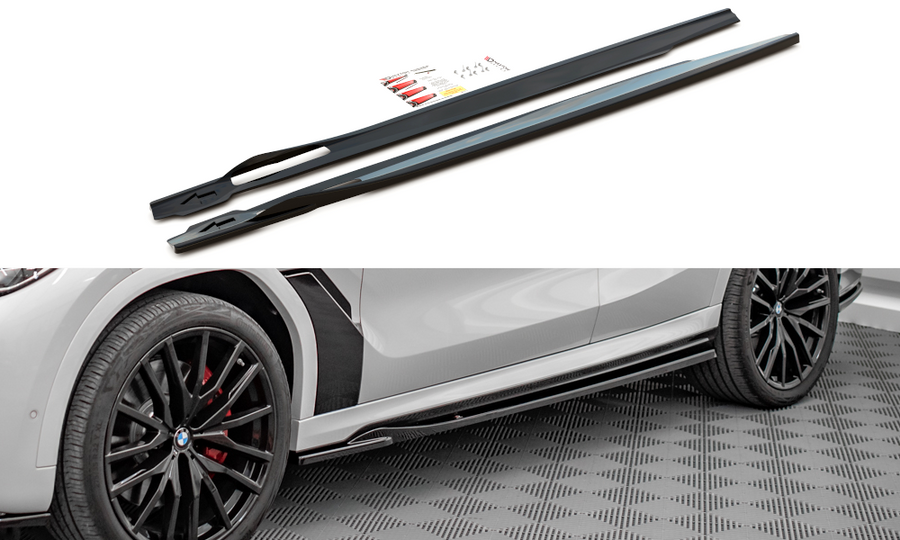 Maxton Design BMW X6 M-Pack G06 Side Skirts Diffusers