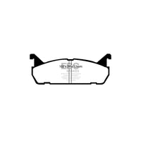 EBC PD01KR468 Mazda 323 Greenstuff Rear Brake Pad & Plain Disc Kit - Sumitomo Caliper
