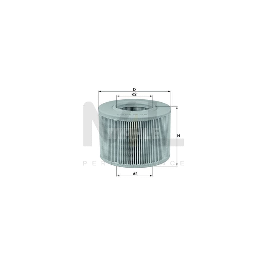 MAHLE ORIGINAL LX 330 Air Filter Filter Insert | Performance Parts DirectCar Parts