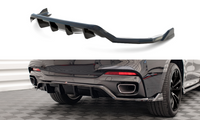 Maxton Design BM-X6-16-MPACK-RD1T+RD2T Central Rear Splitter (with Vertical Bars) BMW X6 M-Pack F16 |