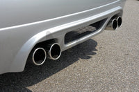 Rieger 00053407 BMW 3 Series E90 E91 Rear Diffuser for Twin Tailpipe Left & Right -  Matte Black