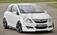 Rieger Opel Corsa D Left & Right Side Skirts -  Matte Black