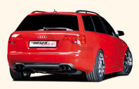 Rieger 00099023 Audi 8E B7 A4 Rear Diffuser for Twin Tailpipe Left & Right - Carbon-Look