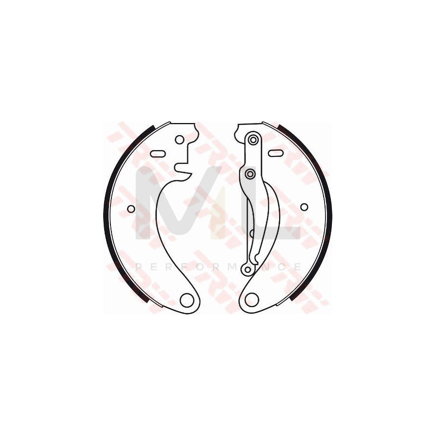 TRW GS8050 Brake Shoe Set | Performance Parts Direct Car Parts