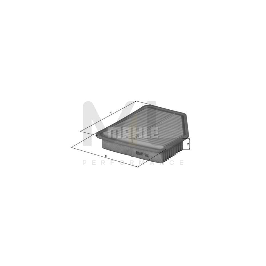 MAHLE ORIGINAL LX 1613 Air Filter Filter Insert | Performance Parts DirectCar Parts