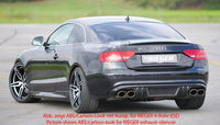 Rieger 00055414 Audi B8 B81 A5 Rear Diffuser for Original Twin Tailpipe Left -  Matte Black